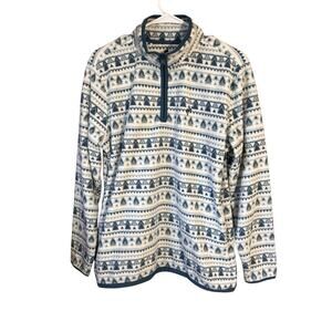 Ford Bronco Official Licensed Women's Flannel Fleece Pullover Top Pockets Size L